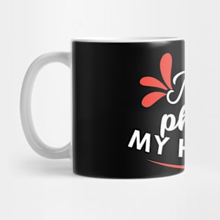 My phone, my hustle, feminine design Mug